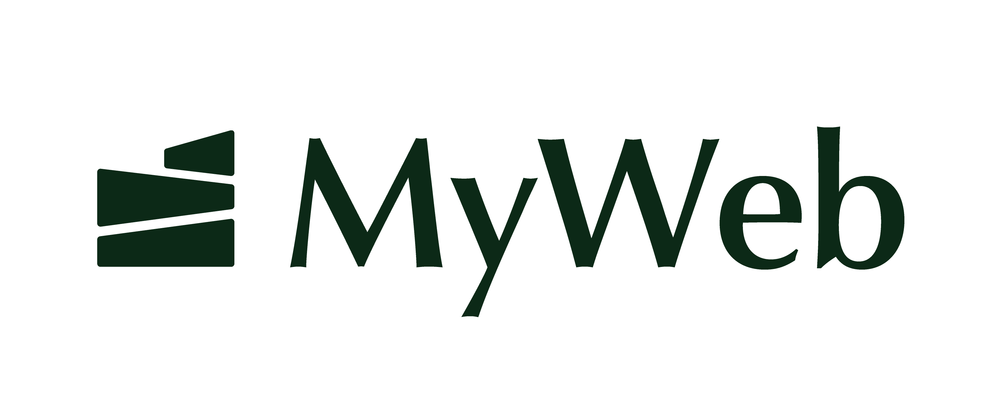 It shows MyWeb logo image.
